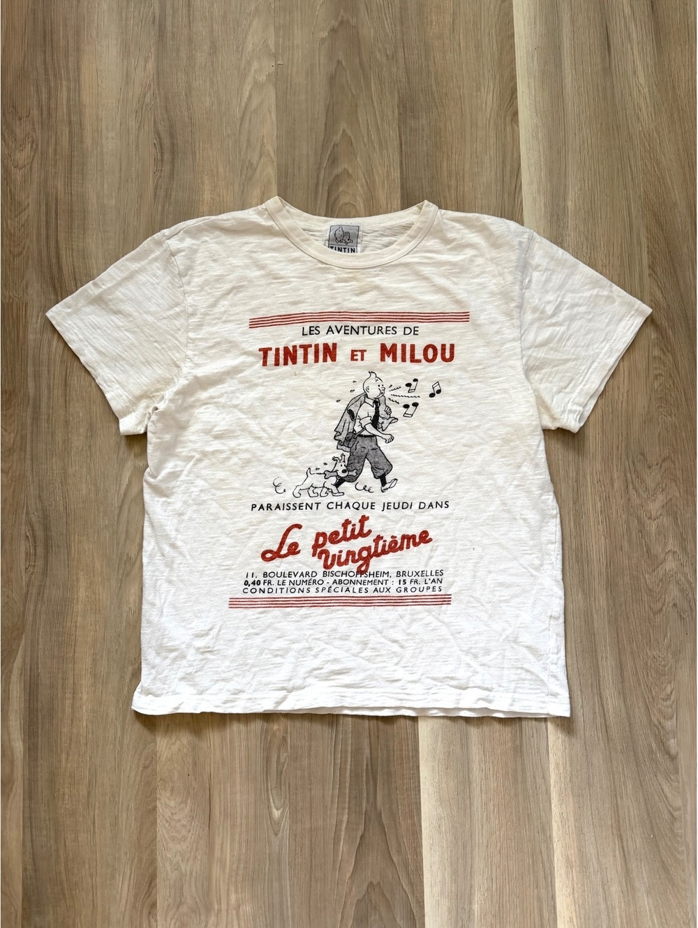 Vintage Adventures of Tin Tin T-Shirt